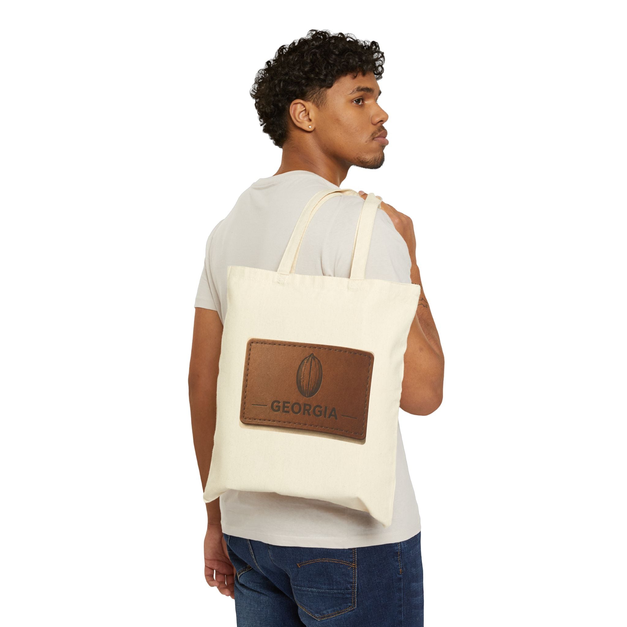 Georgia Pecan Heritage Canvas Tote