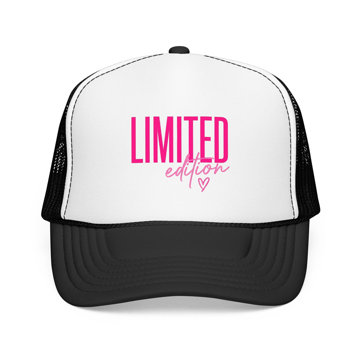 Trucker Hat - "Limited Edition" Pink Script Foam Cap